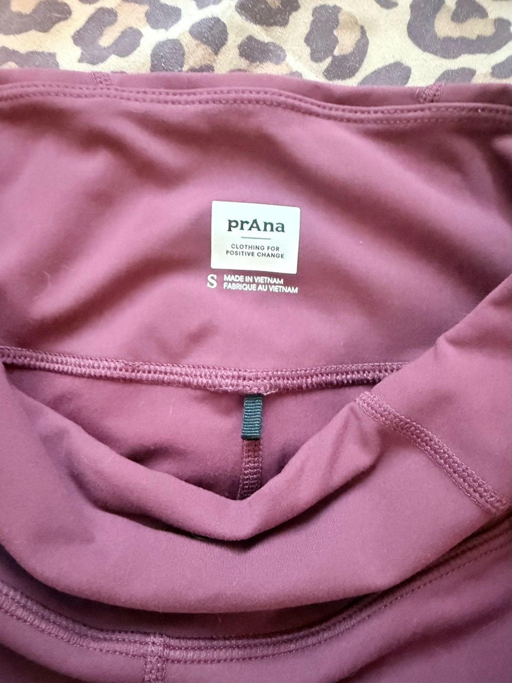 Prana Maroon Leggings